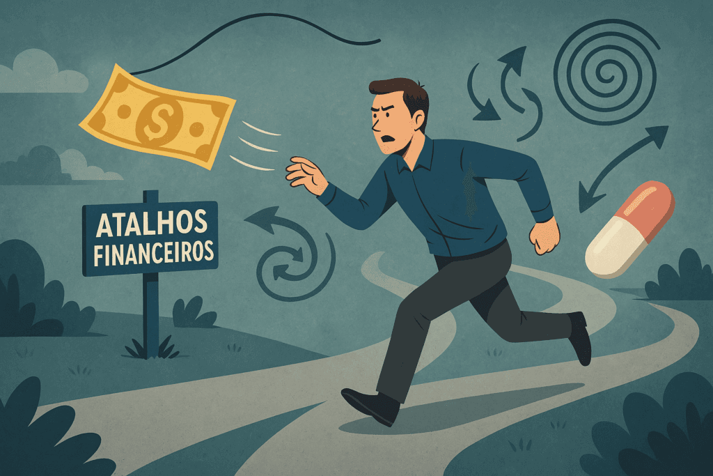 promessas de dinheiro fácil é atalho que é mera ficção